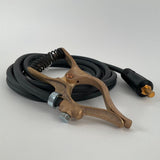 15' 1/0 Heavy Duty Cast Brass Ground Clamp & Cable Assembly