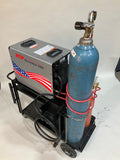Foot pedal holster for welding foot pedals.