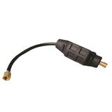 35 Dinse (1/2") Adapter with 1/4" BSP Gas Fitting for 26 Series TIG Torches