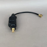 35 Dinse (1/2") Adapter with M16 Side Gas Fitting for 9 & 17 Series TIG Torches