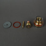 BBW16 Pyrex Cup Kit w/Brass BBW Lens f/9 & 20 Series TIG Torches, #BBWSG19-20KIT