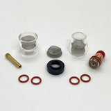 FUPA12 Pyrex Cup Kit f/17, 18, & 26 Series TIG Torches, #FUPA1217KIT