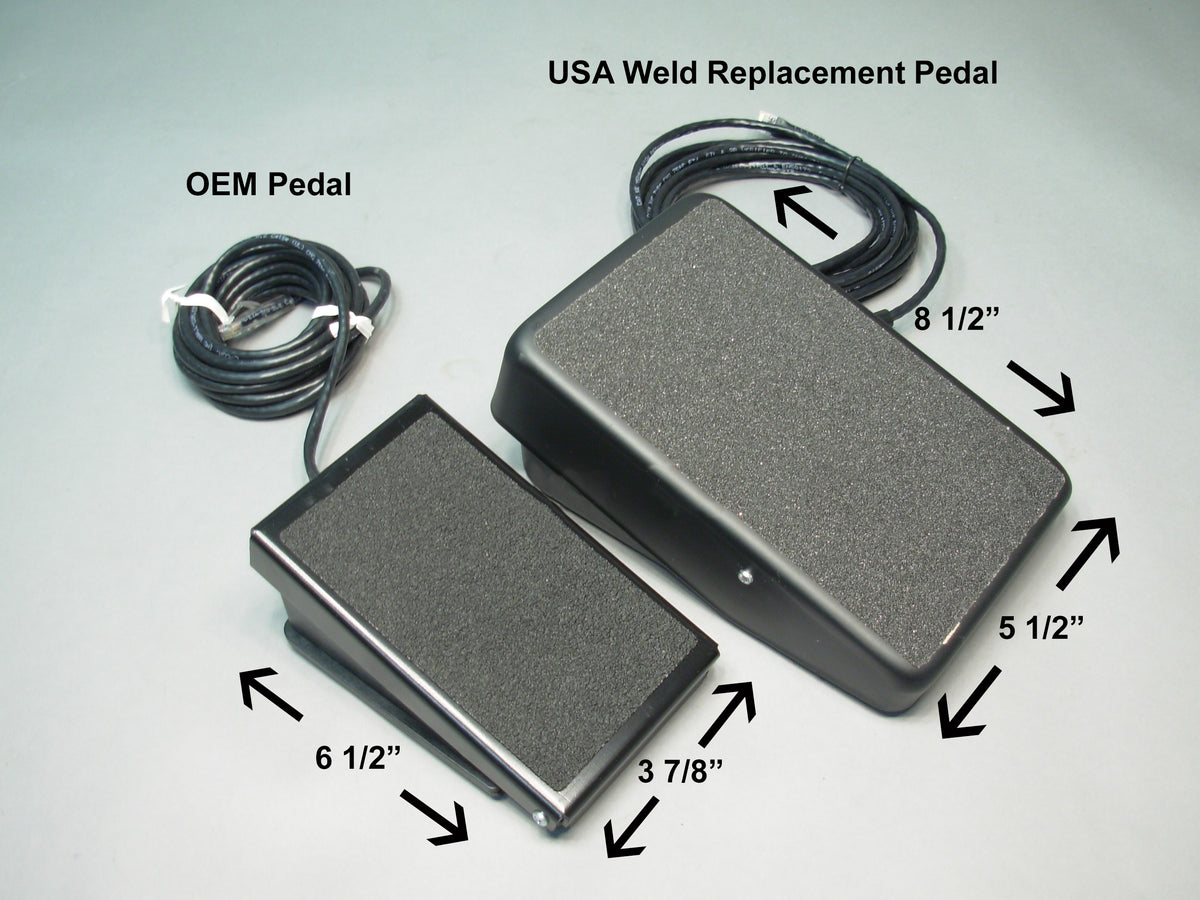 7 pin tig foot pedal 14' Foot Pedal for Miller® TIG Welders, Equivalent to Miller® RFCS-RJ4 – HTP AMERICA INC