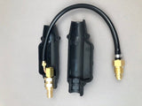35 Dinse (1/2") Adapter with 5/8"-18 RH Gas Fitting for 9 & 17 Series TIG Torches