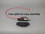 35 Dinse (1/2") Adapter with 5/8"-18 LH Water Fitting for 20 Series TIG Torches