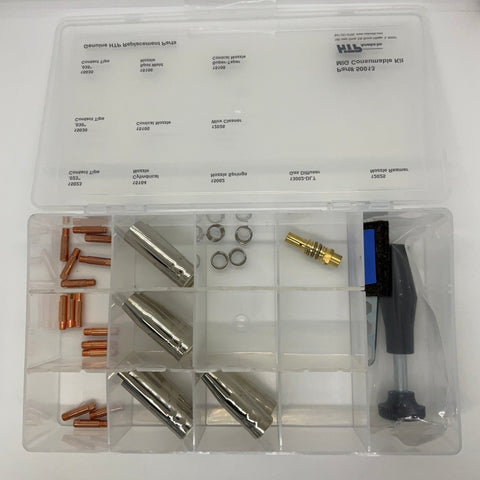 15 Series Rigid Neck MIG Welding Gun Consumable Kit