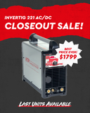 HTP® Invertig 221 AC/DC Single Voltage (220V) Air-Cooled