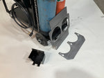 Foot pedal holster for welding foot pedals.