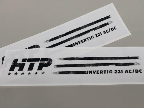 HTP Invertig 221 SV Revolution Themed Stickers- Pair of two stickers