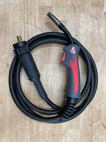 Closeout  Telwin 15 series MIG welding gun with Euro Kwik connect back end. 10' Long. Uses HTP America 15 series consumables.