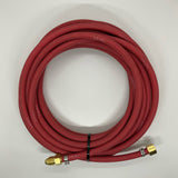 Heavy-Duty Gas Hose (Choose 6' or 25' Length) 5/8-18RH to 1/4BSP for HTP America welders