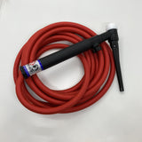17 Series (150A) Air-Cooled Torch w/M16 Fitting f/Power & Gas Supply