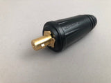35 Dinse (1/2") Adapter with Flow Thru gas for 9 & 17 Series TIG Torches