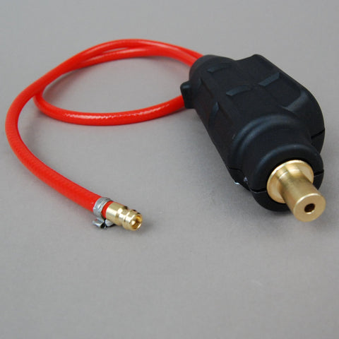 35 Dinse (1/2") Adapter with 9mm Quick Connect/Disconnect Gas Fitting for 20 Series TIG Torches