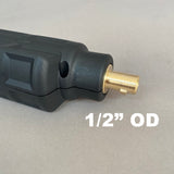 35 Dinse (1/2") Adapter with Flow Thru for 26 Series TIG Torches