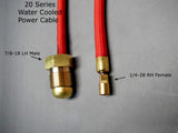 Super-Flex Power Cable for 20 Series Water-Cooled TIG Torches