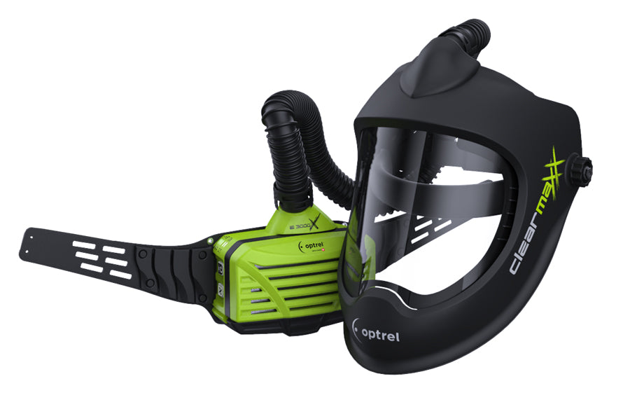 Optrel® Clearmaxx Cutting & Grinding Helmet with e3000x PAPR System (S ...