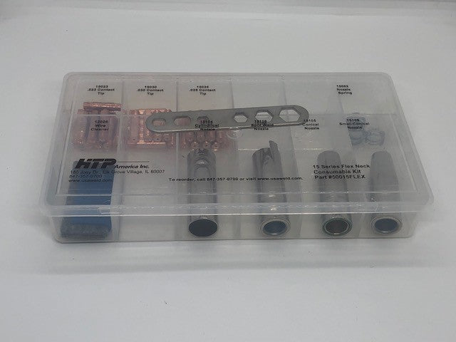 HTP AMERICA INC. - USA Weld 15 Series Rigid Neck MIG Welding Gun Consumable Kit HTP AMERICA INC. - USA Weld 15 Series Rigid Neck MIG Welding Gun Consumable Kit