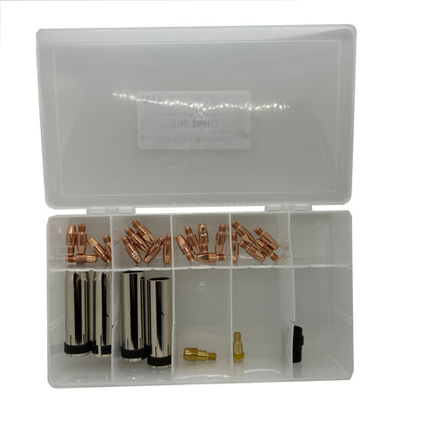 Heavy-duty consumable kit for the HTP America® 36 Series MIG welding gun.