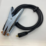 10' 25 Dinse #6 AWG Ground Cable & Clamp Assembly