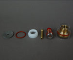 BBW16 Pyrex Cup Kit w/Brass BBW Lens f/17, 18, & 26 Series TIG Torches, #BBWSG19-17KIT