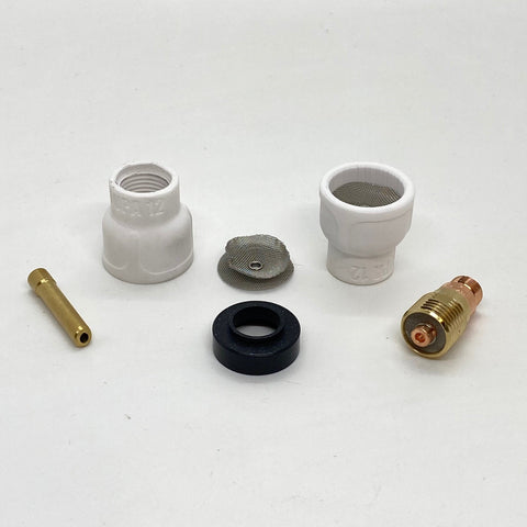 FUPA12 Ceramic Cup Kit f/17, 18, & 26 Series TIG Torches, #FUPA1217CKIT