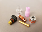 EDGE® #4 EXP Mini Collet Body Pyrex Cup Kit for 17, 18, & 26 Series TIG Torches